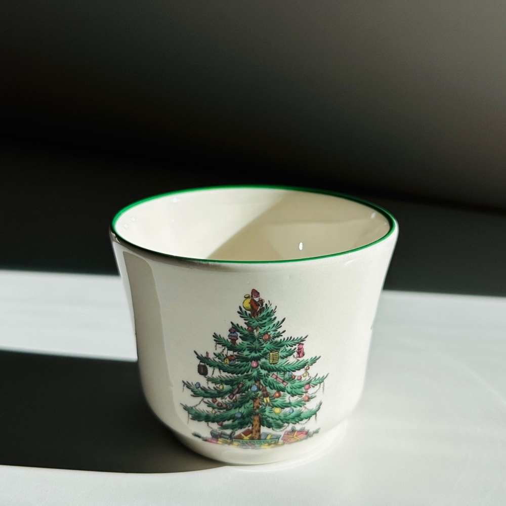 Vintage Spode Christmas Tree Cup English Stoneware